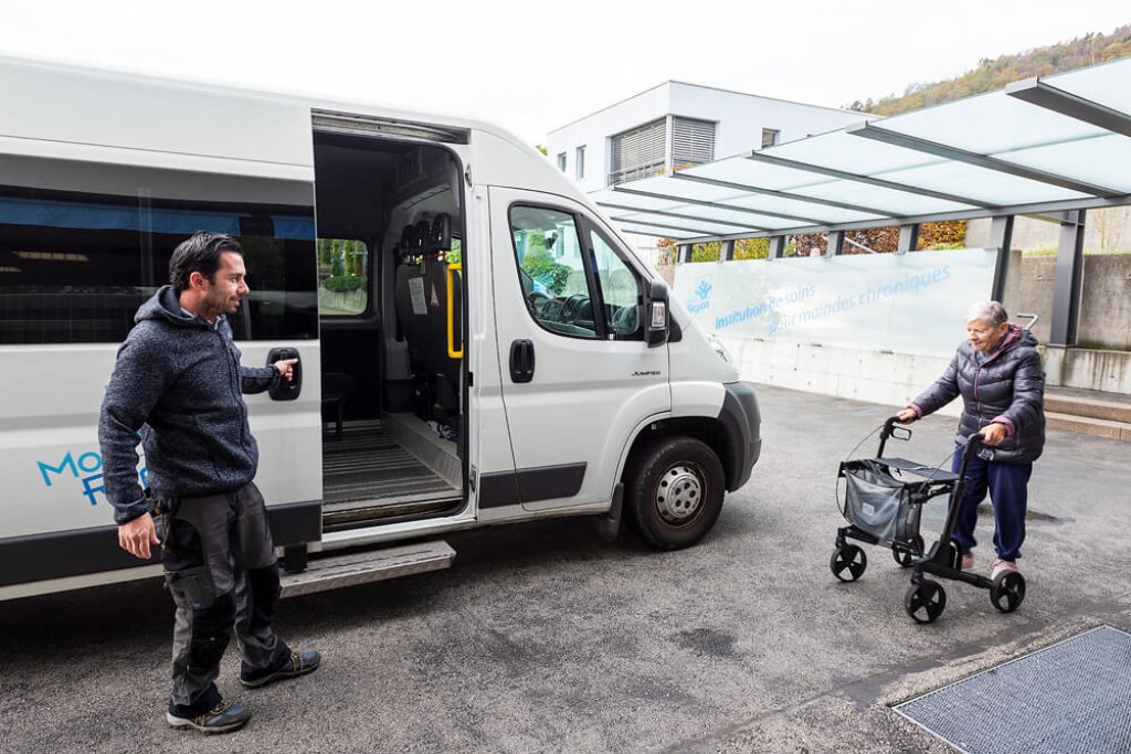 Transport pour les seniors.